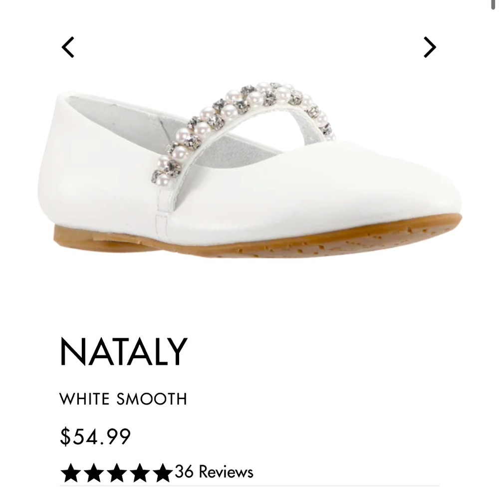 Girls White Dress Shoes